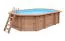Holzpool Verano 04 - Set aus Kiefer KDI - Abmessung (cm): 352 x 563 x 124 (L x B x H), inkl. Pumpe & Sandfilter