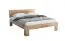 Doppelbett Prats 04 Eiche massiv geölt - Liegefläche: 180 x 200 cm (B x L)