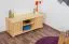 TV-Unterschrank Kiefer Vollholz massiv natur 001 - Abmessung 55 x 136 x 47 cm (H x B x T)