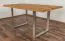 Esstisch Wooden Nature 414 Eiche massiv geölt, Tischplatte rustikal - 160 x 90 cm (B x T)