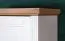 Schrank Lotofaga 05, Farbe: Weiß / Walnuss - 193 x 65 x 38 cm (H x B x T)
