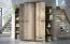 Regal Sichling 05, Farbe: Eiche Braun - Abmessungen: 175 x 35 x 32 cm (H x B x T)