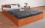 Einzelbett / Gästebett Corrientes 18 inkl. Lattenrost, Farbe: Erle - 140 x 200 cm (B x L)