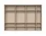 Siebentüriger Kleiderschrank mit Rahmen Neiafu 53, Farbe: Kaschmir, Soft-Close-Funktion, vier Kleiderstangen, Maße: 226 x 322 x 60 cm, verstellbare Füße