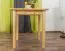 Tisch Kiefer massiv Vollholz natur 002 (eckig) - Abmessung 70 x 70 cm (B x T)