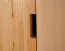 Schrank Kiefer massiv natur Aurornis 02 - Abmessungen: 200 x 50 x 60 cm (H x B x T)