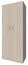 Schrank Garut 33, Farbe: Sonoma Eiche - Abmessungen: 194 x 80 x 40 cm (H x B x T)