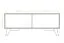 TV-Unterschrank Timaru 25 Kernbuche massiv geölt - Abmessungen: 48 x 120 x 40 cm (H x B x T)