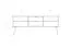 Kommode Rolleston 09 Wildeiche massiv geölt - Abmessungen: 57 x 144 x 46 cm (H x B x T)