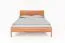 Einzelbett / Gästebett Wellsford 01 Kernbuche massiv geölt - Liegefläche: 90 x 200 cm (B x L)