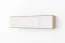 TV-Unterschrank / TV-Schrank Jaralillo 06, Push-to-open Funktion, Farbe: Eiche Artisan / Weiß, vier Türen, acht Fächer, Maße: 40 x 140 x 40 cm
