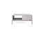 Moderner Couchtisch Worthing 54, Farbe: Grau / Schwarz / Gold - Abmessungen: 46 x 104 x 68 cm (H x B x T)