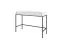Schreibtisch Worthing 34, Farbe: Weiß / Schwarz / Gold - Abmessungen: 78 x 104 x 50 cm (H x B x T)