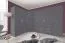 Schmaler Kleiderschrank Hannut 39, Farbe: Anthrazit - Abmessungen: 190 x 100 x 56 cm (H x B x T)
