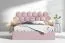 Polsterpaneele, 10er Set, Farbe: Rosa, Bezug: Velour, Maße: 35 x 40,5 cm