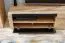 Wohnwand | Farbe: Eiche Ribbeck / Schwarz matt | Push-to-open Funktion | inkl. LED-Beleuchtung | Maße: 320 x 45 x 192 cm | 2 Vitrinen | 1 TV-Unterschrank | 1 Wandregal