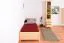 Kinderbett / Jugendbett Kiefer massiv Vollholz natur 78, inkl. Lattenrost - 80 x 200 cm (B x L)
