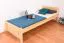 Kinderbett / Jugendbett Kiefer massiv Vollholz natur 78, inkl. Lattenrost - 80 x 200 cm (B x L)