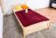 Kinderbett / Jugendbett Kiefer massiv Vollholz natur 80, inkl. Lattenrost - 100 x 200 cm (B x L)