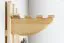 Garderobe Kiefer massiv Vollholz natur Junco 345 - Abmessungen: 125 x 50 x 33 cm (H x B x T)