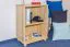 Regal Kiefer massiv Vollholz natur Junco 53C - Abmessung: 83 x 62 x 41 cm (H x B x T)