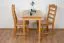 Tisch Kiefer massiv Vollholz Erlefarben Junco 227C (eckig) - 110 x 60 cm (B x T)