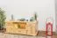 Kommode Kiefer massiv Vollholz natur Pipilo 17 - Abmessung: 58 x 139 x 54 cm (H x B x T)