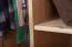 Kleiderschrank Massivholz natur 006 - Abmessung 190 x 80 x 60 cm (H x B x T)