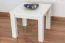 Couchtisch Kiefer massiv Vollholz weiß lackiert Junco 485 – Abmessung 50 x 60 x 60 cm