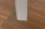 Tisch Kiefer massiv Vollholz weiß lackiert Junco 228C (eckig) - Abmessung 70 x 120 cm