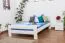Jugendbett "Easy Premium Line" K6, 140 x 200 cm Buche Vollholz massiv weiß lackiert