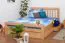 Jugendbett "Easy Premium Line" K8 inkl. 4 Schubladen und 2 Abdeckblenden, 160 x 200 cm Buche Vollholz massiv Natur