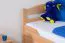 Kinderbett / Jugendbett "Easy Premium Line" K1/2n, Buche Vollholz massiv Natur - Maße: 90 x 200 cm