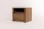 Nachtkästchen Selun 22, Farbe: Eiche Dunkelbraun - Abmessungen: 45 x 50 x 43 cm (H x B x T)