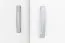 Garderobe Potes 02, Farbe: Weiß - 209 x 50 x 37 cm (H x B x T)