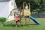 Spielturm / Kletterturm Anton inkl. Doppelschaukel und Wellenrutsche FSC®