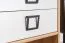Kinderzimmer - Kommode Benjamin 22, Farbe: Buche / Weiß - 102 x 44 x 37 cm (H x B x T)