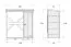 Kaminholzunterstand mit Schrank - Abmessungen: 180 x 80 x 220 cm (L x B x H)