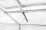 Gewächshaus Endivie XL12, HKP 6 mm, Grundfläche: 12,5 m² - Abmessungen: 430 x 290 cm (L x B)