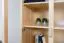 Kleiderschrank Kiefer Vollholz massiv natur Columba 02 - Abmessungen: 194 x 77 x 50 cm (H x B x T)
