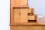 Schreibtisch Kiefer massiv Vollholz Erlefarben Junco 188 - Abmessungen: 106 x 120 x 57 cm (H x B x T)