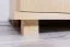 Vitrine / Kleiderschrank Columba 01 | Kiefer massiv | Farbe: Natur |121 x 50 x 194 cm (L x T x H) | 11 Fächer | Milchglasscheiben | 4 Schubladen