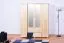 Kleiderschrank Holz natur