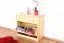 Schuhschrank Kiefer Vollholz massiv natur Junco 218 - Abmessungen: 62 x 72 x 30 cm (H x B x T)