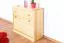 Schuhschrank Kiefer Vollholz massiv natur Junco 218 - Abmessungen: 62 x 72 x 30 cm (H x B x T)