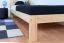 Kinderbett / Jugendbett Kiefer massiv Vollholz natur 74, inkl. Lattenrost - 100 x 200 cm (B x L) 