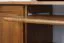 Schreibtisch Kiefer massiv Vollholz Eichefarben 003 - Abmessung 74 x 136 x 55 (H x B x T)