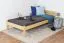 Kinderbett / Jugendbett Kiefer massiv Vollholz natur 86, inkl. Lattenrost - 100 x 200 cm (B x L)