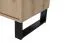 Vitrine Kanel 06, Farbe: Eiche / Anthrazit - Abmessungen: 150 x 115 x 41 cm (H x B x T)