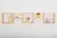 Hängeregal / Wandregal Kiefer massiv Vollholz natur Junco 285 - Abmessung: 33 x 162 x 20 cm (H x B x T)